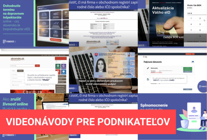 Videonávody pre podnikateľov - Firmáreň